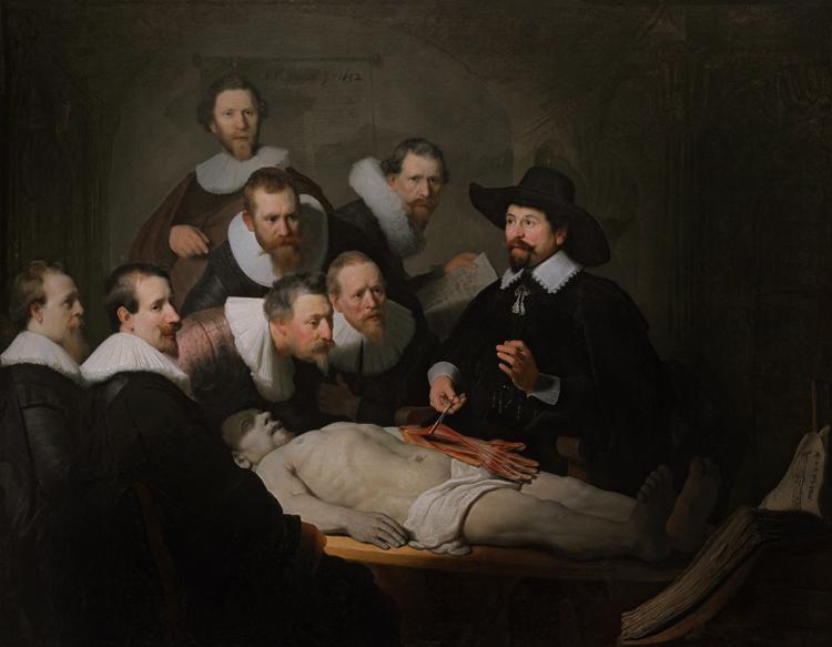 REMBRANDT Harmenszoon van Rijn The Anatomy Lesson of Dr Tulp (mk33) oil painting image
